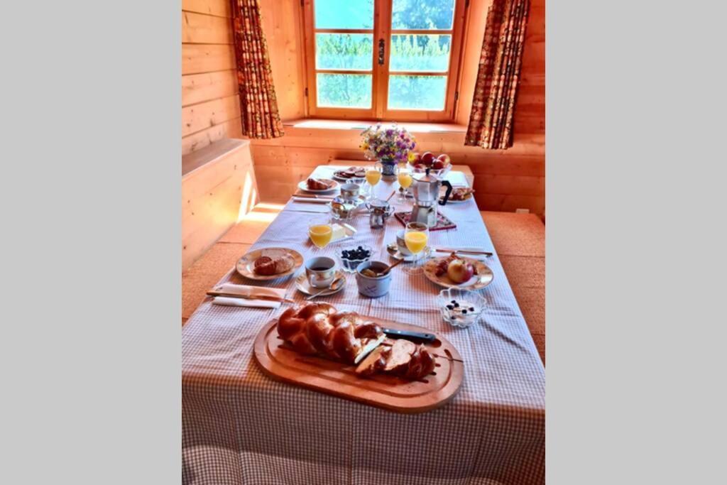 Chalet Wulli In Der Naehe Der Skianlagen Savognin Exterior photo